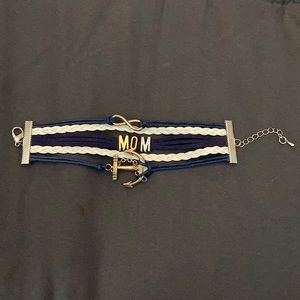 Nautical mom bracelet